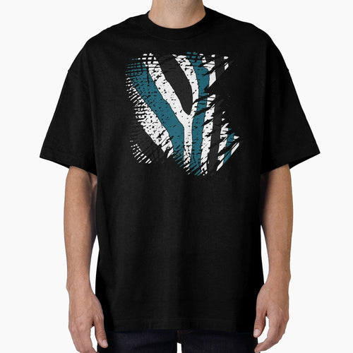 Black White And Blue All Over T-Shirt - Fun Novelty Design for Adults - T-Shirt, Sweatshirt, Hoodie