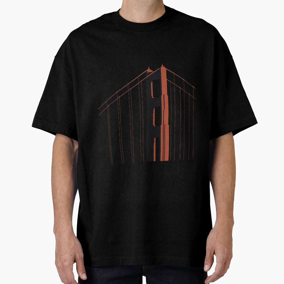 San Franciscos Iconic Golden Gate Bridge T-Shirt - Streetwear Style Unisex - T-Shirt, Sweatshirt, Hoodie