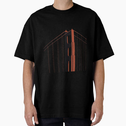 San Franciscos Iconic Golden Gate Bridge T-Shirt - Streetwear Style Unisex - T-Shirt, Sweatshirt, Hoodie