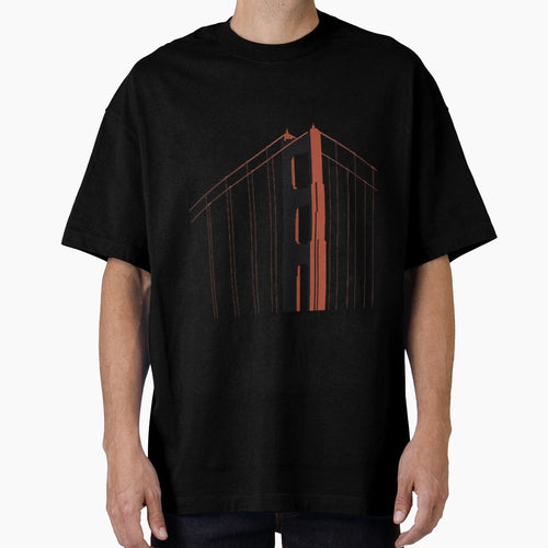 San Franciscos Iconic Golden Gate Bridge T-Shirt - Streetwear Style Unisex - T-Shirt, Sweatshirt, Hoodie
