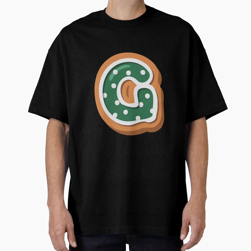 Cookie Shaped Letter G T-Shirt - Graphic Print Men Women - T-Shirt, Sweatshirt, Hoodie