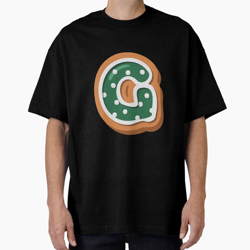 Cookie Shaped Letter G T-Shirt - Graphic Print Men Women - T-Shirt, Sweatshirt, Hoodie