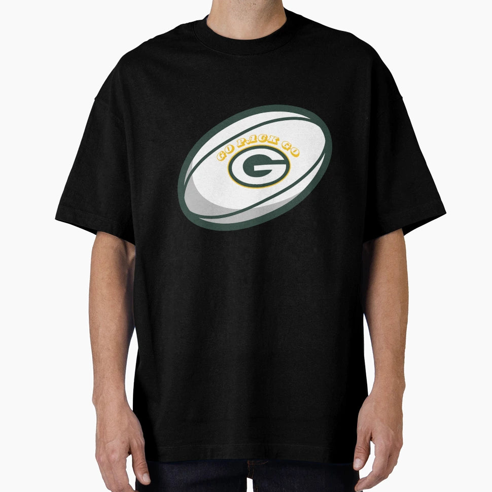 Go Pack Go Green Bay Packers Ball T-Shirt - Streetwear Style Men Women - T-Shirt, Sweatshirt, Hoodie