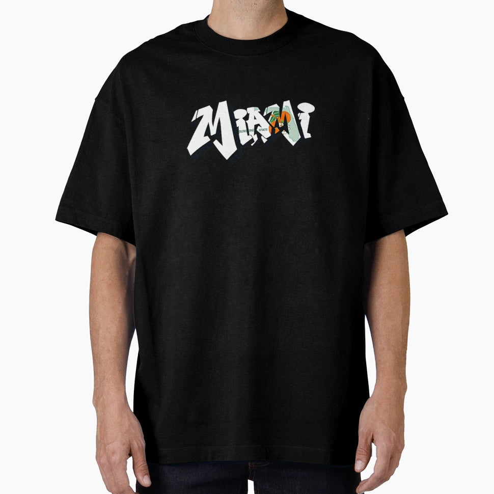 Florida License Plate Miami Graffiti T-Shirt - Novelty Apparel Men Women - T-Shirt, Sweatshirt, Hoodie