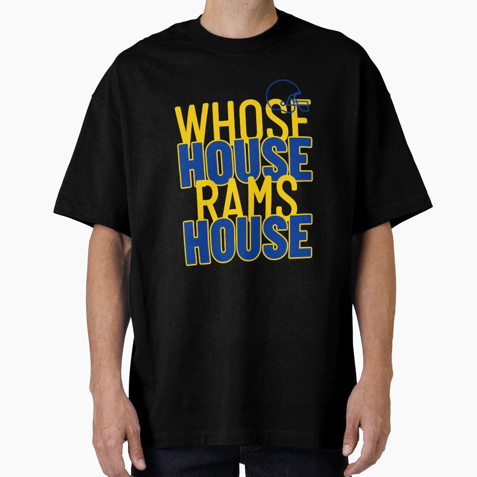Whose House Rams House T-Shirt - Unique Graphic Unisex - T-Shirt, Sweatshirt, Hoodie