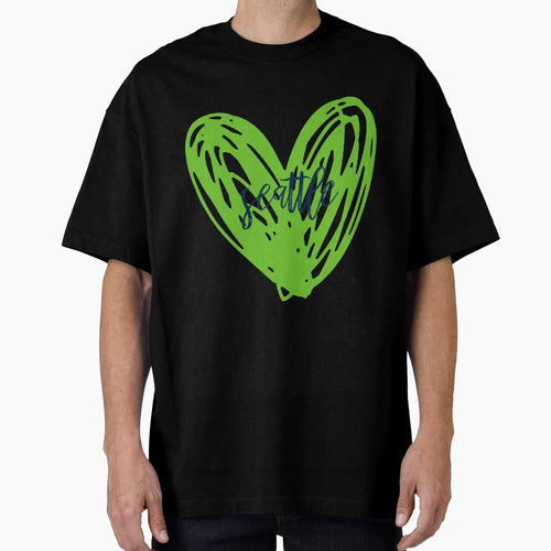 Seattle Heart 2 T-Shirt - Unique Graphic Men Women - T-Shirt, Sweatshirt, Hoodie