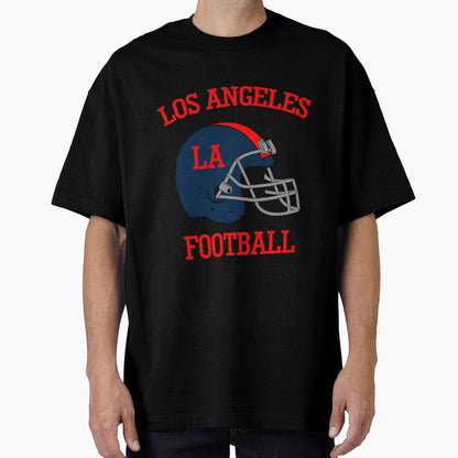 Los Angeles Football And T-Shirt - Custom Art Print Men Women - T-Shirt, Sweatshirt, Hoodie