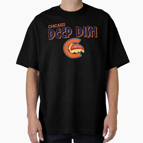 Chicago Deep Dish Wordmark T-Shirt - Casual Everyday Wear for Adults - T-Shirt, Sweatshirt, Hoodie