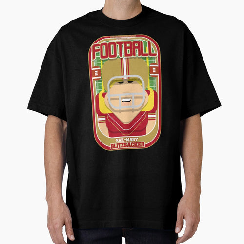 American Football Red And Gold T-Shirt - Fun Novelty Design for Adults - T-Shirt, Sweatshirt, Hoodie