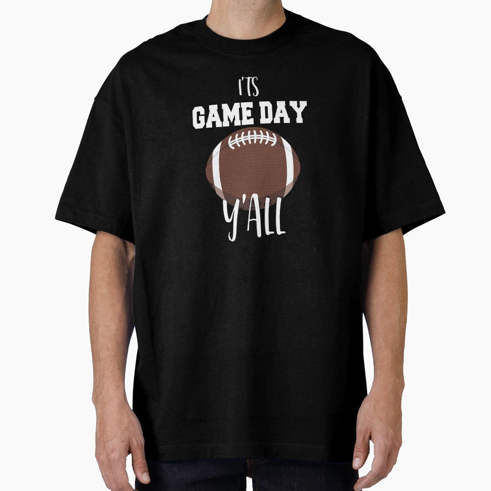 Its Game Day Yall Football Art T-Shirt - Minimalist Print Unisex - T-Shirt, Sweatshirt, Hoodie