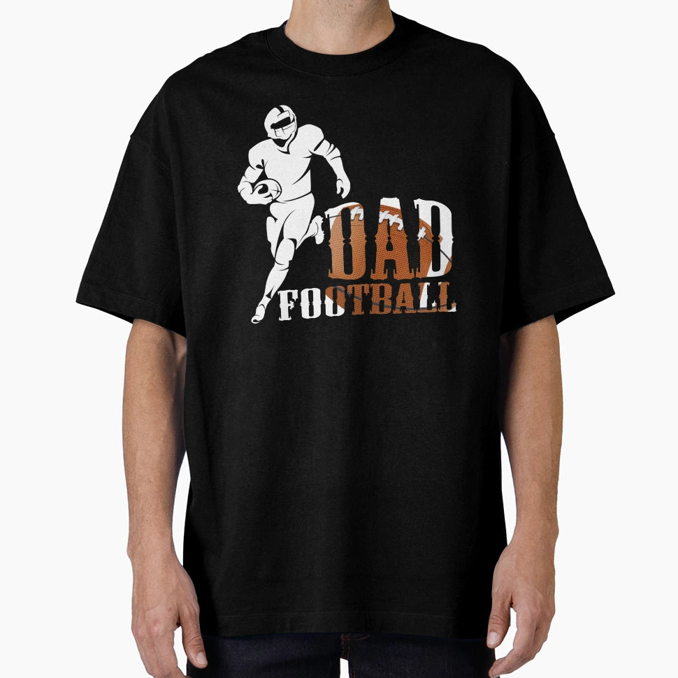 Football Dad Fathers Day Gift 3 T-Shirt - Casual Everyday Wear Unisex - T-Shirt, Sweatshirt, Hoodie