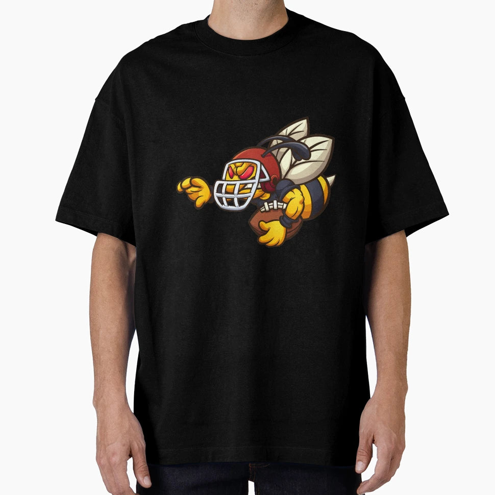 Football Hornet T-Shirt - Trendy Graphic Unisex - T-Shirt, Sweatshirt, Hoodie