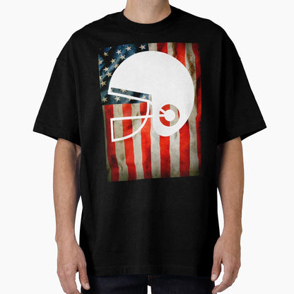 American Football And Us Patriot T-Shirt - Fun Novelty Design for Adults - T-Shirt, Sweatshirt, Hoodie