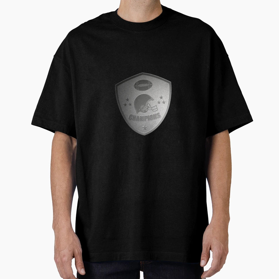 American Football Champions Shield T-Shirt - Streetwear Style Men Women - T-Shirt, Sweatshirt, Hoodie
