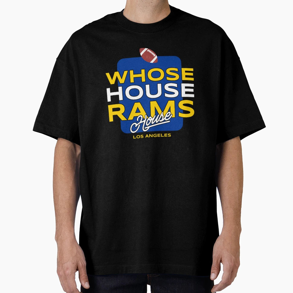 Whose House Rams House T-Shirt - Minimalist Print Unisex - T-Shirt, Sweatshirt, Hoodie