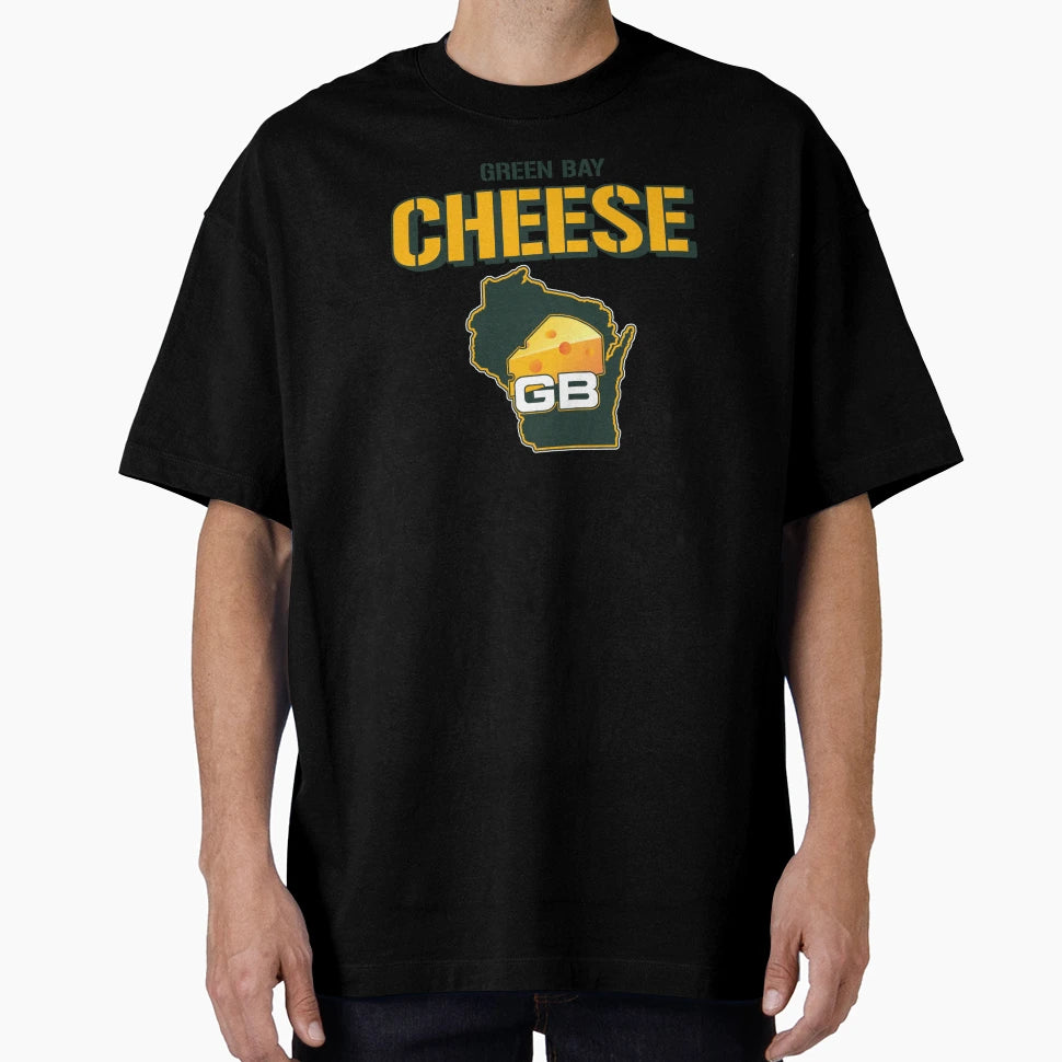 Green Bay Cheese Wordmark T-Shirt - Aesthetic Graphic Unisex - T-Shirt, Sweatshirt, Hoodie