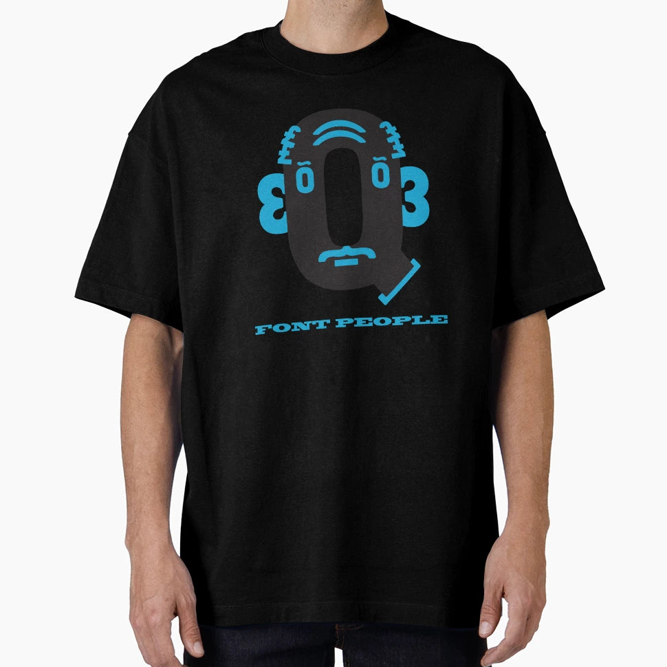 Font People Grandpa Q T-Shirt - Aesthetic Graphic for Adults - T-Shirt, Sweatshirt, Hoodie