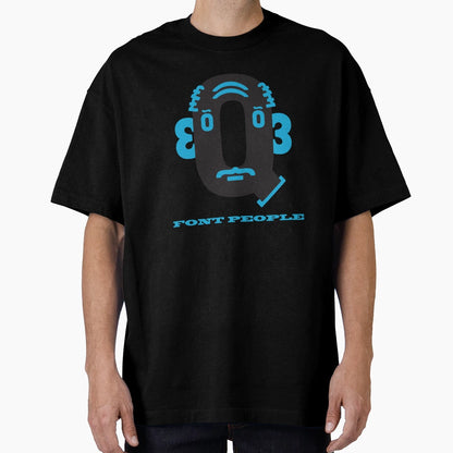 Font People Grandpa Q T-Shirt - Aesthetic Graphic for Adults - T-Shirt, Sweatshirt, Hoodie