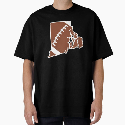 Football Rhode Island Fun Football Lover T-Shirt - Unique Graphic Unisex - T-Shirt, Sweatshirt, Hoodie