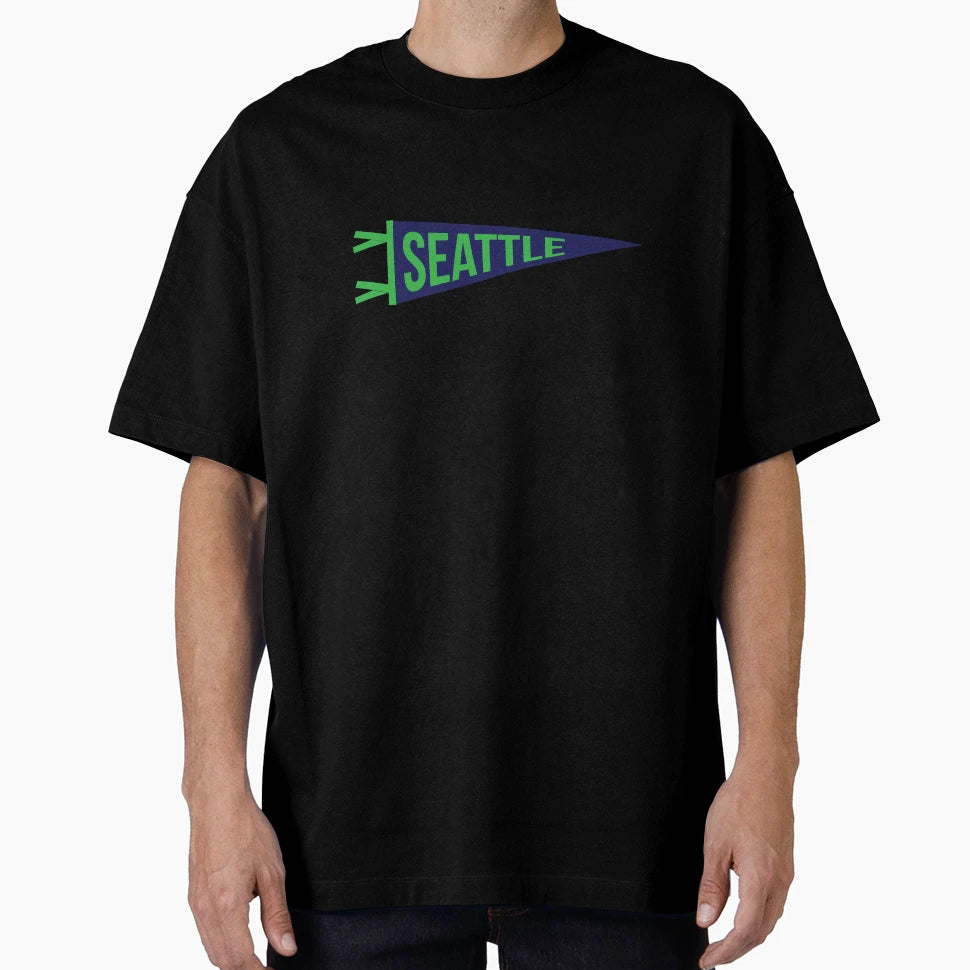 Seattle Pennant T-Shirt - Trendy Graphic for Adults - T-Shirt, Sweatshirt, Hoodie