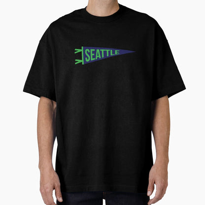 Seattle Pennant T-Shirt - Trendy Graphic for Adults - T-Shirt, Sweatshirt, Hoodie