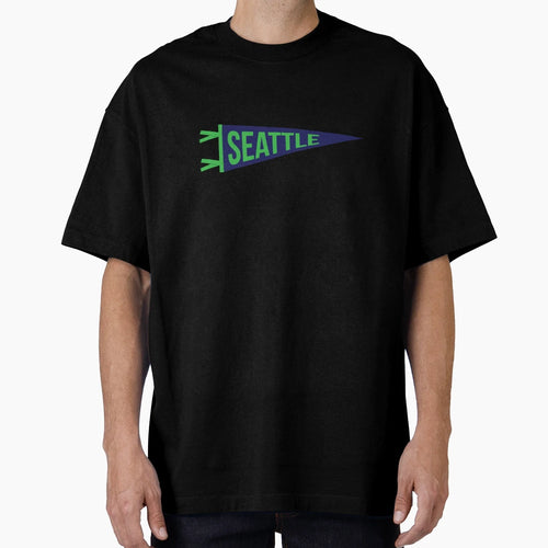 Seattle Pennant T-Shirt - Trendy Graphic for Adults - T-Shirt, Sweatshirt, Hoodie