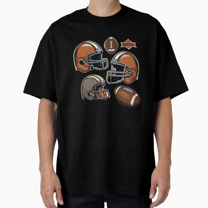 American Football Illustration T-Shirt - Streetwear Style for Adults - T-Shirt, Sweatshirt, Hoodie