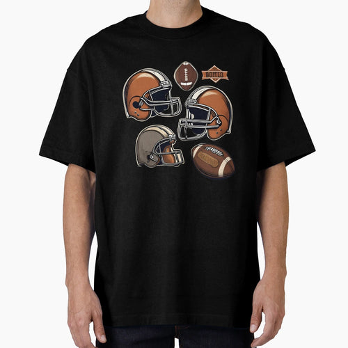 American Football Illustration T-Shirt - Streetwear Style for Adults - T-Shirt, Sweatshirt, Hoodie