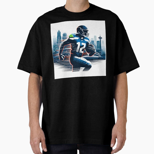 Seattle Football T-Shirt - Unique Graphic Men Women - T-Shirt, Sweatshirt, Hoodie
