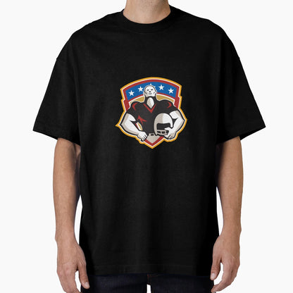 American Football Tackle Linebacker T-Shirt - Trendy Graphic Men Women - T-Shirt, Sweatshirt, Hoodie