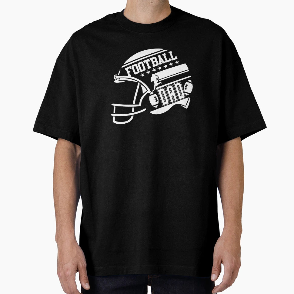 Football Dad White T-Shirt - Unique Graphic Men Women - T-Shirt, Sweatshirt, Hoodie