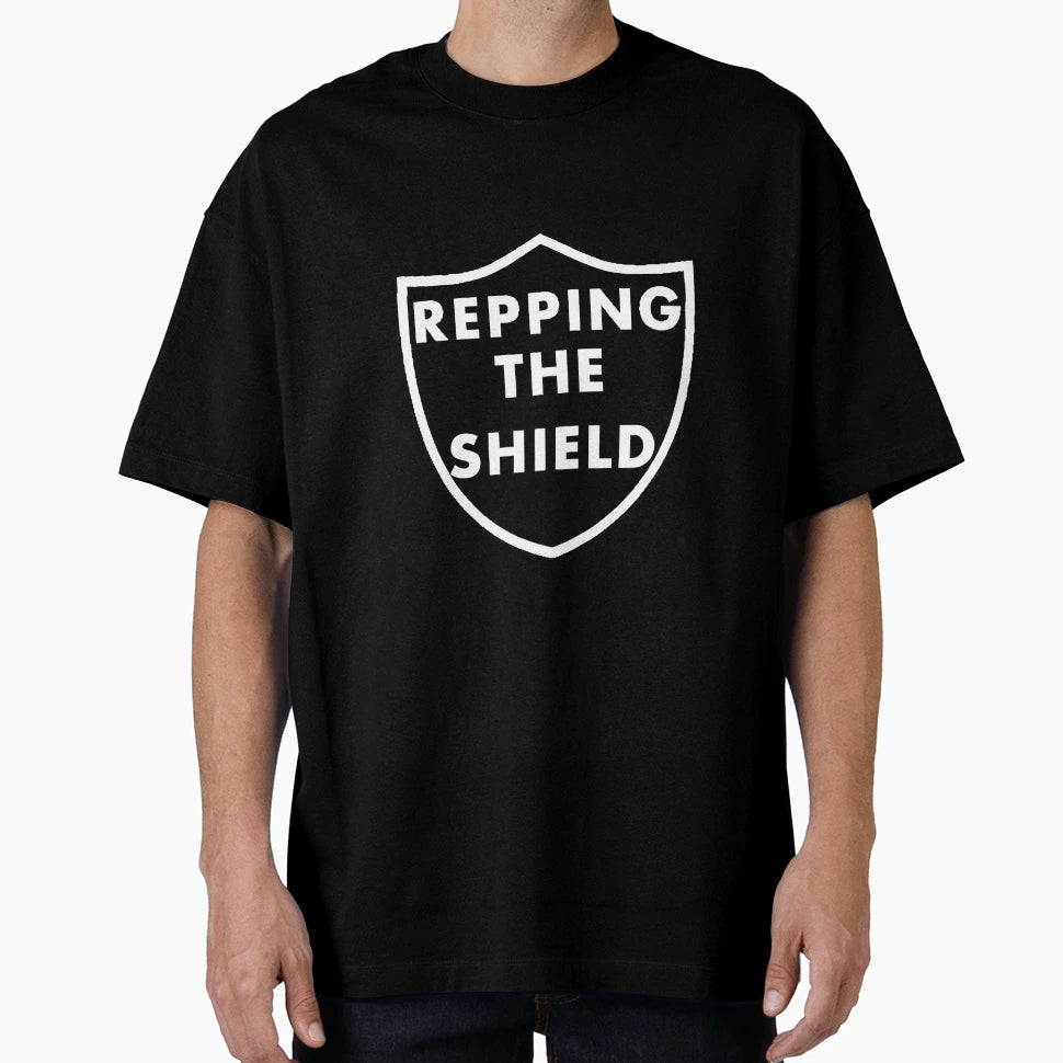 Repping Shield T-Shirt - Fun Novelty Design for Adults - T-Shirt, Sweatshirt, Hoodie