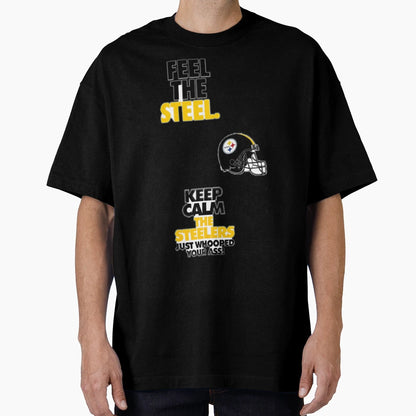 Mini Steelers Pack 3 T-Shirt - Casual Everyday Wear for Adults - T-Shirt, Sweatshirt, Hoodie