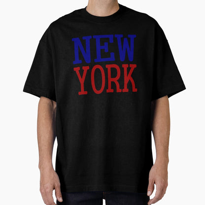 New York City Blue Red T-Shirt - Unique Graphic for Adults - T-Shirt, Sweatshirt, Hoodie