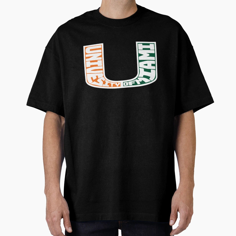 University Miami U T-Shirt - Streetwear Style Unisex - T-Shirt, Sweatshirt, Hoodie