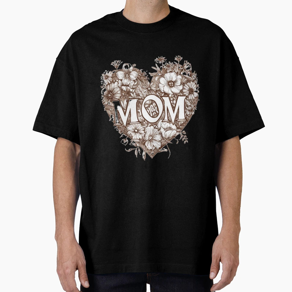 Heart Happy Mothers Day Birthday T-Shirt - Unique Graphic Unisex - T-Shirt, Sweatshirt, Hoodie