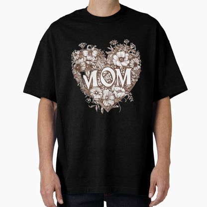 Heart Happy Mothers Day Birthday T-Shirt - Unique Graphic Unisex - T-Shirt, Sweatshirt, Hoodie