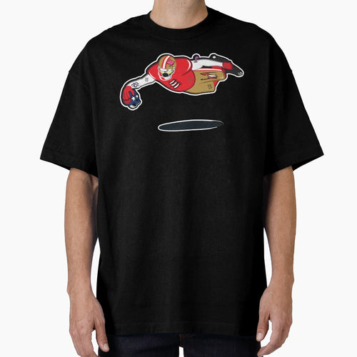Zombie Football Player San Francisco W T-Shirt - Unique Graphic Unisex - T-Shirt, Sweatshirt, Hoodie