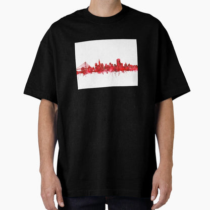 San Francisco Skyline T-Shirt - Casual Everyday Wear Men Women - T-Shirt, Sweatshirt, Hoodie