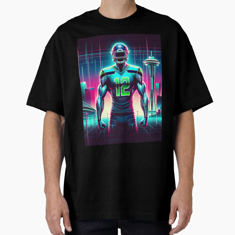 Synthwave Seattle T-Shirt - Aesthetic Graphic Unisex - T-Shirt, Sweatshirt, Hoodie