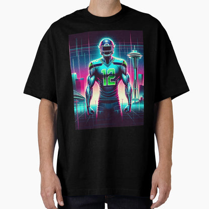 Synthwave Seattle T-Shirt - Aesthetic Graphic Unisex - T-Shirt, Sweatshirt, Hoodie