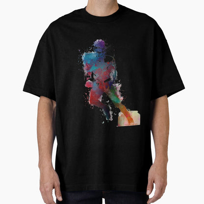 American Football Player 1 Sport Football T-Shirt - Minimalist Print Unisex - T-Shirt, Sweatshirt, Hoodie