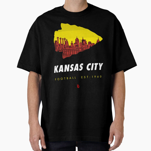Kansas City Football Fan T-Shirt - Custom Art Print for Adults - T-Shirt, Sweatshirt, Hoodie