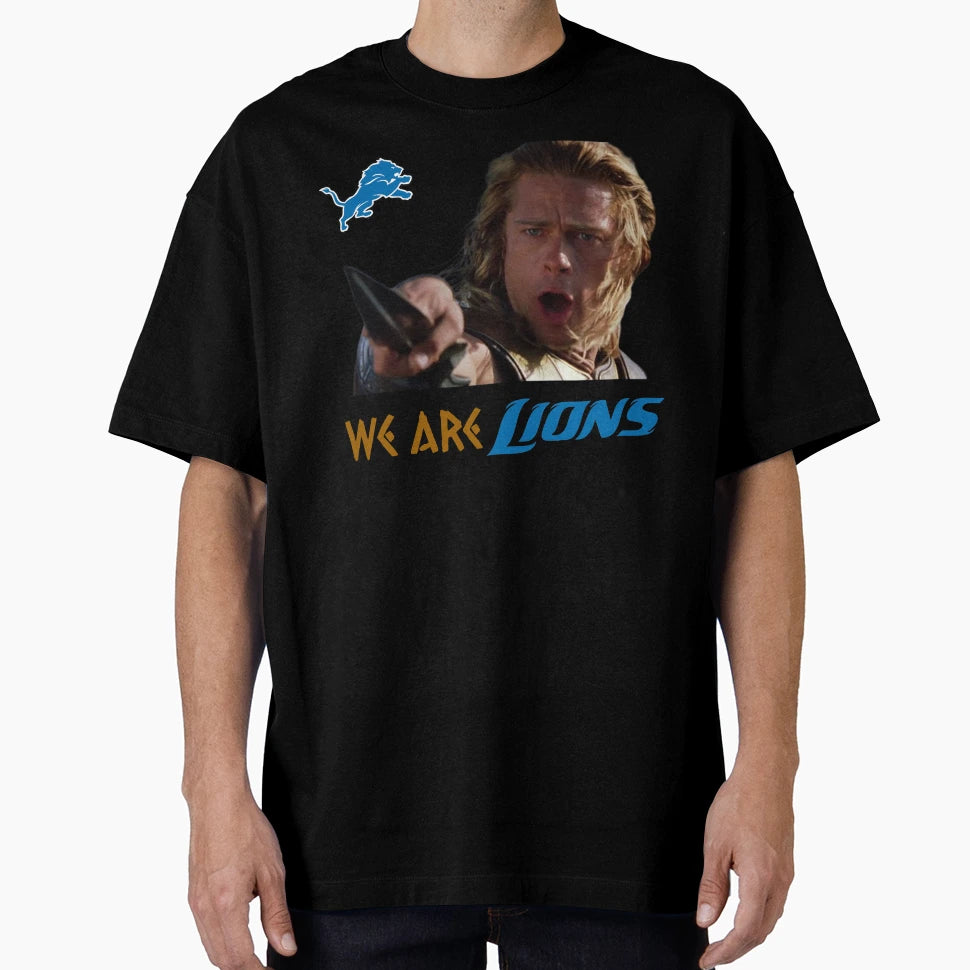 We Are Detroit Lions T-Shirt - Custom Art Print Men Women - T-Shirt, Sweatshirt, Hoodie