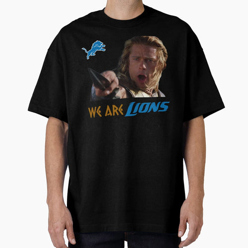 We Are Detroit Lions T-Shirt - Custom Art Print Men Women - T-Shirt, Sweatshirt, Hoodie
