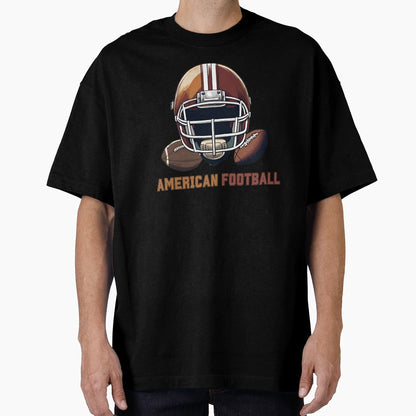American Football Illustration T-Shirt - Fun Novelty Design for Adults - T-Shirt, Sweatshirt, Hoodie