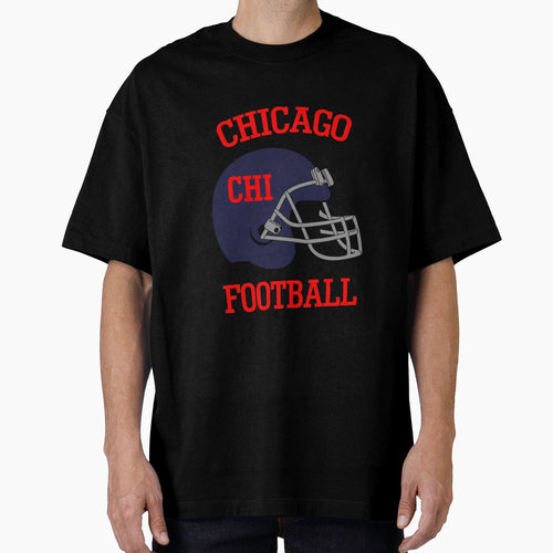 Chicago Football And T-Shirt - Aesthetic Graphic for Adults - T-Shirt, Sweatshirt, Hoodie
