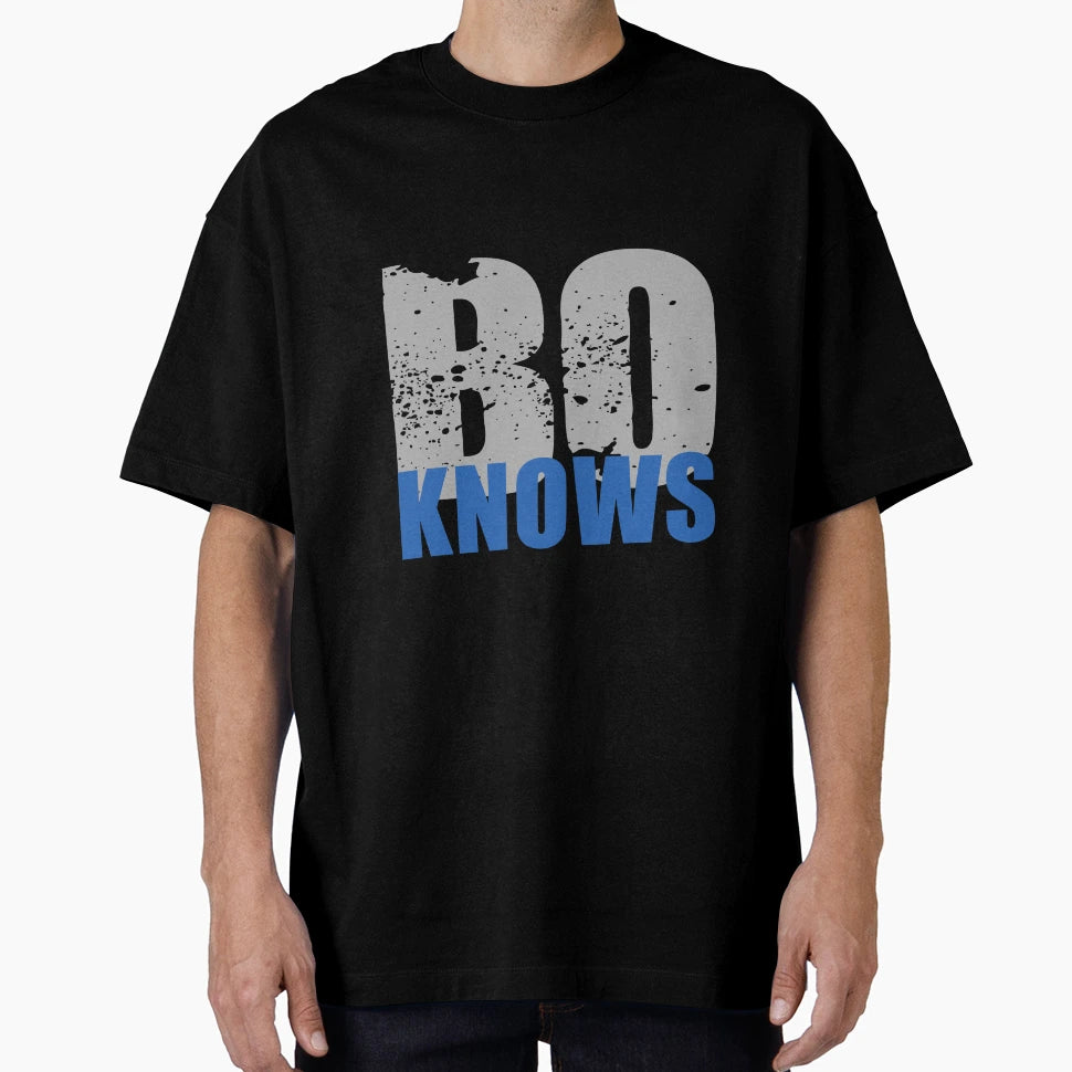 Bo Knows T-Shirt - Graphic Print Unisex - T-Shirt, Sweatshirt, Hoodie