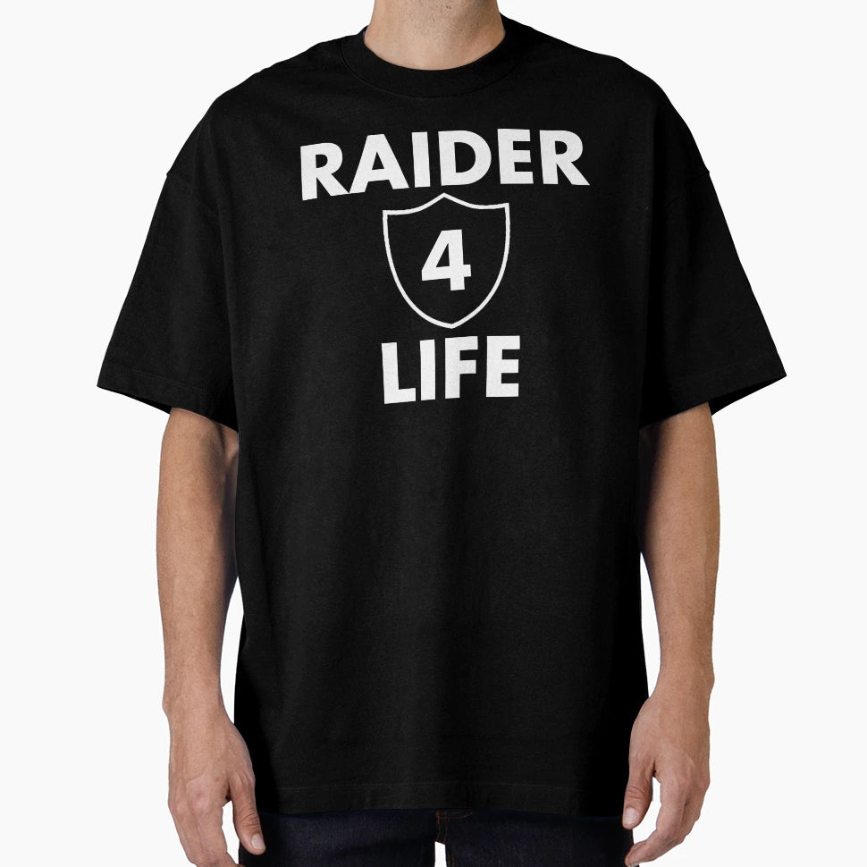 Raider 4 Life T-Shirt - Minimalist Print for Adults - T-Shirt, Sweatshirt, Hoodie
