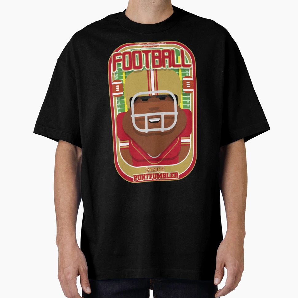 American Football Red And Gold T-Shirt - Minimalist Print for Adults - T-Shirt, Sweatshirt, Hoodie
